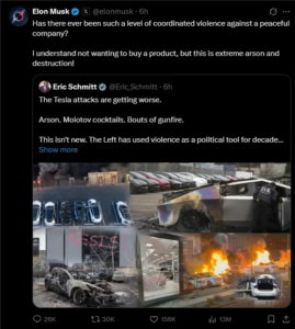 特斯拉连环纵火事件升级 AI 安全威胁论再引争议-牛仔AI